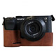 Convient pour Sony 7 Camera Sac Micro Single Protective Cover Leather Case 7374 GOLINE CUIR 96400 Base A7C Crazy Horse Cuir [Cuir Base]