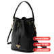 Prada Emaille Metalldreieck Logo Verstellbare abnehmbare Schultergurte Lederschaufel Einschuld Crossbody Handtasche Grundpaket (Bag + Staubbeutel)