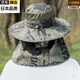 Cxgo japonais chat importé chapeau de soleil masculin UV de protection solaire de protection solaire masque pêcheur de pêche en plein air respirant et noir 826 - réglable (chapeau + masque)