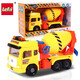 LEFEI Kinderspielzeugautomodell Inertial Engineering Car Toy Sound und leichter Dali -Zement -Mixer -Lkw 9882 9889 Musikpolizei ein Shopping Supermarkt