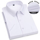 CEO YAGEOL CHASH CHASE Men Camina de manga corta, no escalada y anti-Rueca 2025 Summer Business Profess Profess Traje a rayas Lingo blanco DX6624 42