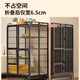 Miaoxu cat cage with toilet integrated suitable for big cats 2 storage racks Cat cage with toilet integrated indoor indoor super large black folding free 78*52*13799 homes. Hammocks with a grid foot mat need to be matched with cats by yourself