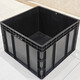 Shantoulin Village EU6636EU6630 Caja de facturación de plástico Logistics Box de almacenamiento Automóvil Black Automobile Estándar Estándar Negro Diámetro externo Negro 600*600*360