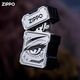 ZIPPO lighter official one-eye ten thousand years slim machine shell windproof kerosene gift set for men zp one eye ten thousand years-gift package set containing oil