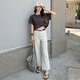 
MeiYANG (MEIYANG) angel 2 jeans Twill straight-legged eight/nine-point [big 50] grayish-white (nine-point version) M