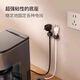 Clcey Magnetic Cable Controller Desktop-Auto-Datenkabelspeicher und Sortieren von Mobiltelefonladungskabelklemme Feste Schnappscheider-Upgraded Black 6-Pack Starke magnetische Öffnung und Schließung makellos
