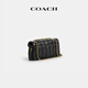 COACH Gift Star Style Women's Diamond Quilted TABBY No. 26 Crossbody Shoulder Handbag for Women B4/Black