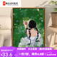 曼朗少女背影数字油画diy填充涂色填色画成人打发时间手绘油彩画 SJ16886 30*40cm实木内框+画笔颜料