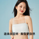 香蜜闺秀（GOSO）女士无钢圈软支撑隐形无痕显瘦抹胸少女吊带背心透气一字美背文胸 25112075-黑色 M