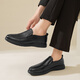 
Red Dragonfly Left Month Leather Shoes 25 Spring Soft Side Shoes Business Casual Shoes Cowhide Men's Shoes WTA15051 Black 39