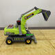 Lefei Inertial Music Engineering Vehicle Series Earth Shovel Excavator Chinese Studies Storytelling Songs Educational Children's Toys Fire Ladder Truck 9885 Supermarket same model