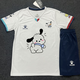 Kelme Football Sportswear-Anzug Anzug Erwachsener Kinder kurzärmelige Sportteam Uniform Männer und atmungsaktive Wettbewerbsausbildung von Frauen 1048-weißer Anzug L L.