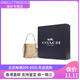 蔻驰（COACH）蔻驰 Mollie 经典金属Logo标志性吊饰 人造革 水桶包手提单肩斜挎 基础装(包+防尘袋)