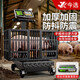 Today's selection (jinxuan) large hand push roller weighing electronic scale commercial floor scale wheel scale foldable bench scale accurate pig scale industrial logistics floor scale livestock weight scale dual display pulley 600KG backlight 45*60 extra large table