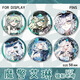 
Bobbit Demon Police Erin Eileen Egg Party Horror Night Fanren Mizu Homemade Bar Chi Laser Broken Glass Student Backpack H13297-Demon Police Erin Laser Bar Chi Badge-58mm