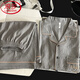 El nuevo pijama de algodón de Yunduo de alta gama de Langsha para hombres delgados de manga corta para hombres, el traje de ropa para hombres suelto para hombres se puede usar fuera de 12532 l (recomendado por tener aproximadamente 170 altura, pesar 100 ~ 130 Jin [Jin equivale a 0.5 kg]