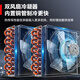 XiLen (XILEN) commercial ice maker intelligent fully automatic large square cube machine milk tea hotpot restaurant large capacity ice cube machine water-cooled large square 156 ice grid/daily 150kg