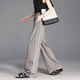 
Demana [Free Yamamoto Pants] Summer Comfortable Style Elastic Waist Loose Small Floating Women's Wide Legs Casual Pants