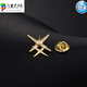Broche eoep Broche tendance personnalisée personnalisée pour hommes de la boucle de boucle de boucle