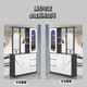 Visa Genji Wooden Language Modern Simple Entrance Partition Cabinet Entering Living Room Wine Cabinet Decoration Shoe Cabinet Integrated Double-sided Room Storage 3891#