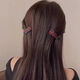 
Side clip hairpin women 2025 new high-end clip headdress one-piece bangs clip front rhinestone princess head champagne color + gray-blue [2 pieces]