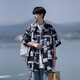 Zhitao Bing Silk Short Shirt Men's Top Summer Hong Kong Kong Half Mancheve Men's Shirt Workweswear Workwear Sweset White XL