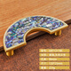 
BEYZK brass cabinet door handle light luxury golden Nordic Chinese style wardrobe drawer modern simple shell round GBT12178A pair of white abalone hole distance 96 diameter 120m