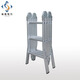 Shangshuo Aluminium-Legierung Multifunktionsklapper Leiter Straight Ladder Fischung Leiter Home Engineering Leiter Fabrik Direktvertrieb L12-693 Acht-Charakter-Füße
