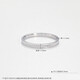 Laomiao platinum ring pt950 platinum imitation diamond ring couple proposal ring birthday Chinese Valentine's Day gift for girlfriend and wife 11 rings about 2.09g