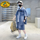 G.Duckkids Boys Summer Suit 2025 Новый джинсовый модный корейский стиль детей среднего возраста.