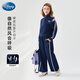 Disney Girls Suit Spring and Automne Fashionable Sportswear Suit Fashionable Girl Coat Pants Rabbit Officier de police Navy 160