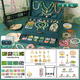 
Beimuxing children's ancient style beaded gift box toys girls birthday gifts hair decoration glass handmade DIY house play toys