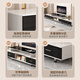 
Liku TV Cabinet Flooring 2025 Latest Modern Simple Living Room Small Household Retractable Coffee Table TV Cabinet Combination Recommended | Four-door Retractable (120-170) Black and White Assembly (Only Installed)