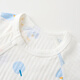Tongtai (TONGTAI) baby jumpsuit summer thin pure cotton baby clothes for men and women boneless jacquard romper blue 73cm