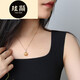 Xuanxian Diamond South Sea Gold Bead Pendant Young and Fashionable Round Seawater Pearl Pendant Single Piece for Your Girlfriend 10-11mm Exquisite and Small