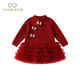 Fanlie VOONLIE girls sweet dress autumn fashion children's princess dress baby one-year-old dress tutu skirt spring and autumn