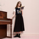 Sancai 2025 winter new style waist long skirt skirt brushed A-line skirt large hem skirt M
