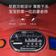 Children's train can take electric car four-wheel remote control car boy and girl double baby adult toy baby stroller 12V dual drive red locomotive + 2 carriage + sound dual drive