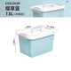 Citylong Storage Box Haushaltsplastik extra-großer Aufbewahrungsspielzeug Aufbewahrungsbox Kleidung Sortierbox Auto Kofferraum Storage Box X-6174 Koffer 8L Primrose Blau