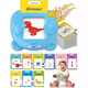 Hanshiyou Spielzeug Kinder früh Bildungskartenmaschine 1-6 Jahre alte Lernmaschine Chinesische und englische zweisprachige Erleuchtung Baby Little Bear Pink 112 Karte (224 chinesische und englische zweisprachige
