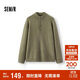 Semir Wang Anyu's same style Senrou sweater men's half-cardigan high-neck sweater with wool 25 sweater 109725107105