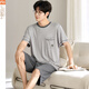 Pajamas modal Summer 2025 Nouveau costume Shorts shorts minces, lâches et décontractés, de grande taille vêtements d'ameublement de maison g [6623] shorts modaux et xl respirant [recommandé 120-140jin [Jin est égal à 0,5 kg]]]