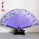 Wang Xingji Ancient Style Painted Silk Folding Fan for Women Hangzhou Gift Flower Series for Foreigners Flower Series C Style (21cm) Daily Fan