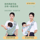 
LNGA LANDGRE Newborn baby strap baby horizontal front hug style simple and lightweight one-person baby holding artifact to free your hands Matcha green-cloth style