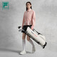 斐乐（FILA）官方女士梭织外套2025秋季新款高尔夫运动宽松立领上衣 湘妃粉-LP XL 175/92A/XL