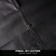 PJL New Long Men's Stand Collar Windbreaker Dark Empire Slim Sheepskin Windbreaker Black M (135Jin Jin is equal to less than 0.5kg)