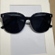 
Sunglasses, big face, big frame, big frame, sunglasses, summer sun protection, versatile driving style, star style, black frame, three-point style