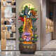 Mengyier (Mengyier) Flowing Water Fountain Flooring Ornaments from All Ways Come to the Fortune of Finance and Crown Rock Mountain Recycling Water and Finance Opening House Relocation Gift 9928 Small [111cm Height]