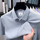
LAORENTOU high-end long velvet cotton pocket short-sleeved shirt for men's breathable thin comfortable anti-wrinkle shirt casual professional suit daddy suit AN-15261 khaki M
