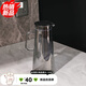 
Qilicai high-value anti-frying cold water kettle glass cold water kettle large capacity family living room water utensils boiling water single pot 1449ML transparent single pot